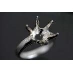 kj053[ раунд φ12.5 мм ]Silver кольцо пустой рамка-оправа 