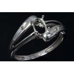 nt060[ овальный 6 мм ×4 мм ] с бриллиантом кольцо пустой рамка-оправа 