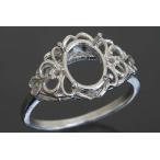 nt352[ овальный 8.0 мм ×6.0 мм ] с бриллиантом кольцо пустой рамка-оправа 