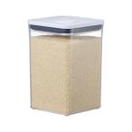 OXO ok so- емкость для хранения ok so- пластик воздухо-непроницаемый 4.2L pop контейнер место хранения ( пищевые ингредиенты приправа бакалейные продукты влажность предотвращение ) большой квадратное medium 