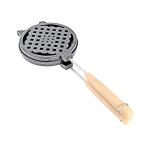 S'more(s moa )s moa вафля вафля производитель кемпинг прямой огонь вафля plate барбекю BBQ уличный ( серебряный )