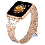 [Bokoios] Kirakira магнит ремень Compatible bruApple Watch частота (42mm Series 11/10) 40mm 41mm 38m