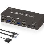 [HDMI Displayport 2 ввод 2 мощность ]KVM переключатель 2 ввод 2 мощность 4K 60Hz HDMI+DP 2PC переключатель USB3.0 KVM