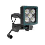GOODGOODS マキタ18Vバッテリー対応 LED作業灯 15W 2200lm 充電式 投光器 バッテリー着脱式 IPX4防滴 4段階調光 SOS