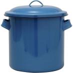 野田琺瑯ホーロータンク24cmブル...