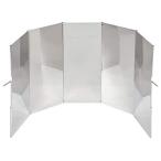 キャプテンスタッグ(CAPTAIN STAG) 風防 ウインドスクリーン 風除板 灰受け 2ｗay グリル スクリーン ステンレス製 収納袋付き L