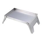 ショッピングキャプテンスタッグ キャプテンスタッグ(CAPTAIN STAG) 焚き火台 スタンド ミニテーブル カマドダイ A4型用 ステンレス製 UG-3304