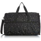 ショッピングボストンバッグ 大型 [ハピタス] 折りたたみボストンバッグ(大型) Mサイズ 中型 キャリーオン 豊富な柄 34 cm 169スターリーブラック