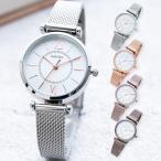 腕時計 レディース 金属ベルト シンプル ウォッチ レトロ かわいい おしゃれ ブランド 見やすい プレゼント ギフト 1年間のメーカー保証付き メール便送料無料