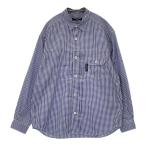 COMME des GARCONS HOMME ギンガムチェックシャツジャケット AD2024 HN-B015 24SS ブルー ホワイト コムデギャルソンオム5-0628M 100136