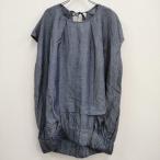 SI-HIRAI CHW-2538 размер 38linen. безрукавка туника голубой Grace - common i4-0614S 226118