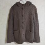 ARMEN フード付き パーカー キルティングジャケット ブラウン アーメン 4-0320M 234508