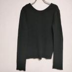 ROKU 6 BEAUTY&YOUTH COTTON BACK U NECK PULLOVER 定価11000円 カットソー ロンＴ ブラック ロクビューティアンドユース 4-0515M 237622