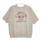 CIOTA 新品 Printed Short Sleeve Sweatshirt サイズ5 CSLM-124 定価27500円 半袖スウェット 23SS グレー シオタ 5-0424S# 247562