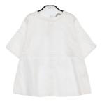 SM2 Samansa Mos2 新品 パッチワークレースブラウス 定価7590円 ブラウス シャツ 24SS ホワイト サマンサモスモス 5-0608S 248664