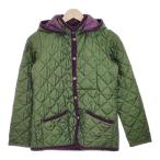 LAVENHAM フード着脱可 サイズ36 ブルゾン キルティングジャケット グリーン ラベンハム 4-1123T 252202