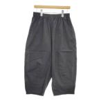HUIS やわらかシーチングコットンバルーンパンツ 定価22880円 イージー パンツ チャコールグレー ハウス 5-0220M 254927