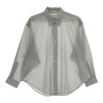 Shinzone SHEER DADDY SHIRT 定価18700円 24MMSBL09 シアー 長袖シャツ ライトグレー シンゾーン 5-0601M 258597