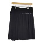 ANTEPRIMA シルク混 ニット スカート ブラック アンテプリマ 5-0915M 259266