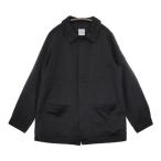 Toujours コットンリネン カバーオール  ジャケット ブラック トゥジュー 5-0821M 260342