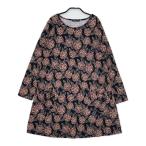 marimekko Rosa サイズS 長袖 ワンピース ブラック ピンク マリメッコ 5-0601M 260813