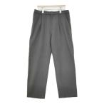 evam eva E183T122 ウールカシミヤタックパンツ サイズ2 パンツ グレー エヴァムエヴァ 5-0914T 260897