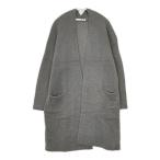 ショッピングカシミア evam eva E183K153 ウールカシミア ローブ コート グレー エヴァムエヴァ 5-0917T 260900