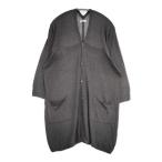 ショッピングロングカーディガン Plantation PL31KO367 コットンレーヨンシルク ロング カーディガン グレー プランテーション 5-1204M 265107