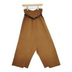 AMERI SHORT LEG KNIT PANTS ремень имеется вязаный шаровары Brown Ame li5-1009T 266257