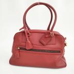 J&amp;M Davidson Испания производства ключ имеется vivi кожа большая сумка сумка "Boston bag" красный J and M Davidson 5-1029G 266469