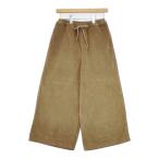 ARMEN コーデュロイイージーパンツ ワイド パンツ ブラウン アーメン 5-1022T 267581