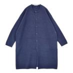 ショッピングロングカーディガン 45R/45rpm カメリヤスムースのロングカーディガン ニットコート 定価64900円 ネイビー フォーティーファイブアールピーエム 5-1119T 268313