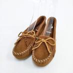 ショッピングミネトンカ Minnetonka サイズ6 モカシン シューズ・靴 ブラウン ミネトンカ 5-1102G 269439