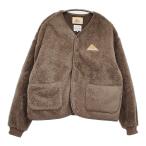 ショッピングサマンサ KELTY/SM2 Samansa Mos2 レトロフリースカーディガン ノーカラージャケット ブラウン ケルティ/サマンサモスモス 5-1206T 273447