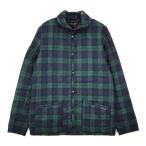 LAVENHAM キルティングジャケット 丸襟 チェック 中綿 ブラックウォッチ ジャケット グリーン ラベンハム 6-0105T 276259