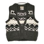 ショッピングカウチン WARREN SCOTT KHWOPA ウール カウチンニットベスト ジップアップ ネパール製 カーキ系 ホワイト ウォーレンスコット 5-1226T 277754