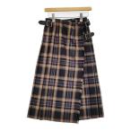 ショッピングmiddle O'NEIL OF DUBLIN WORSTED WOOL TARTAN MIDDLE KILT SKIRT DALNESSIE スカート 25AW ベージュ オニールオブダブリン 5-1222T 278138