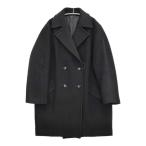 DRESSTERIOR половина длина двойной пальто 085-93087 размер 38 бушлат черный Dress Terior 5-1226A 278321