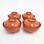  лакированные изделия крышка имеется . чашка 4 шт. комплект посуда красный 6-0108G 278778