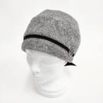 hitomi shinoyama リボン付き その他帽子 グレー ヒトミ シノヤマ 6-0112T 278966