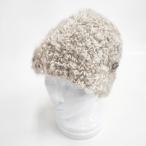 hitomi shinoyama ループモヘヤ リボン付き その他帽子 グレージュ ヒトミ シノヤマ 6-0112T 278967