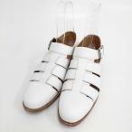 JALAN SRIWIJAYA Bali バリ 98850 レザーシューズ グルカサンダル サイズ6 サンダル ホワイト ジャランスリウァヤ 6-0122G 279789