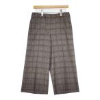 theory luxe MARICA GREN FLANNEL в клетку шерсть . размер 40 юбка-брюки серый ju Brown теория ryuks6-0131T 279813
