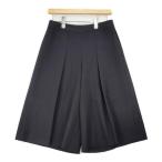 Leilian TESSILGROSSO широкий брюки шерсть юбка-брюки черный Leilian 6-0720M 286142