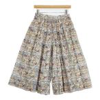 YAECA WRITE Tuck Culotte Liberty tuck юбка-брюки брюки цветочный принт Orchardo- коричневый -do97658 белый Yaeca свет 6-0912G 291092