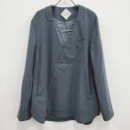ETHOSENS 新品 Pullover jacket プルオーバージャケット 4E221-61 サイズ2 ジャケット ブルーグレー エトセンス 3-0911T F92866