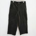 ショッピングコーデュロイ TUKI 新品 0168 SHORT SHORT WIDE TROUSERS 1 定価57200円 ワイドシルエット コーデュロイ パンツ 23AW グリーン系 ツキ 4-0330T F96101