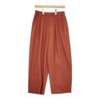 Graphpaper Flannel Serge Two Tuck Wide Pants GM243-40039 размер 1 обычная цена 52800 иен брюки 24AW orange graph бумага 5-0208T F98942