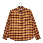 INDIVIDUALIZED SHIRTS フランネルチェック 長袖シャツ オレンジ インディビジュアライズドシャツ 5-0428T F98997