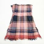 PAUL SMITH COLLECTION хлопок . проверка muffler палантин розовый темно-синий Paul Smith коллекция 5-0726M F99223